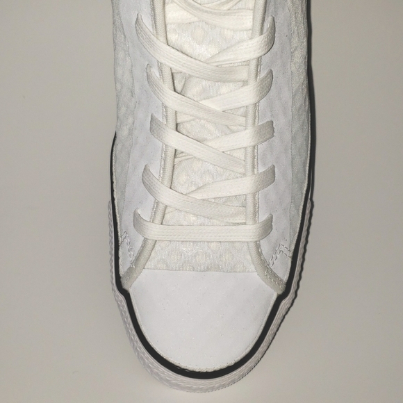 Converse All Star Hi Fuse Hi Performance White Sneakers - Picture 3 of 6